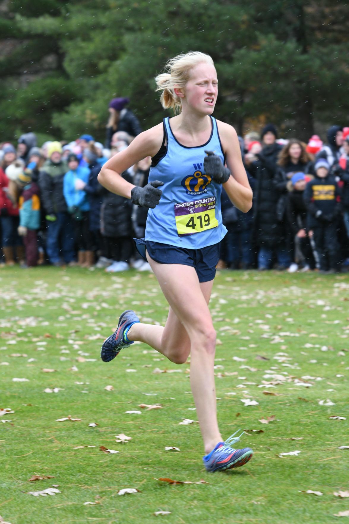 WIAA state cross country photo: Ella Kunstman, Madison West